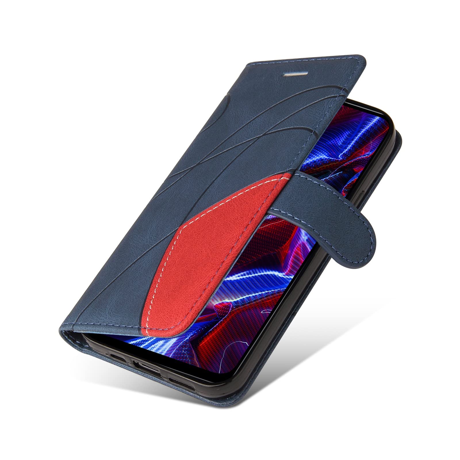 Leather Wallet Flip Cover Compatible with Goolgle Pixel 5A 5G